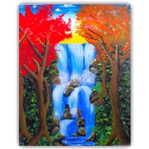 Rich acrylic painting